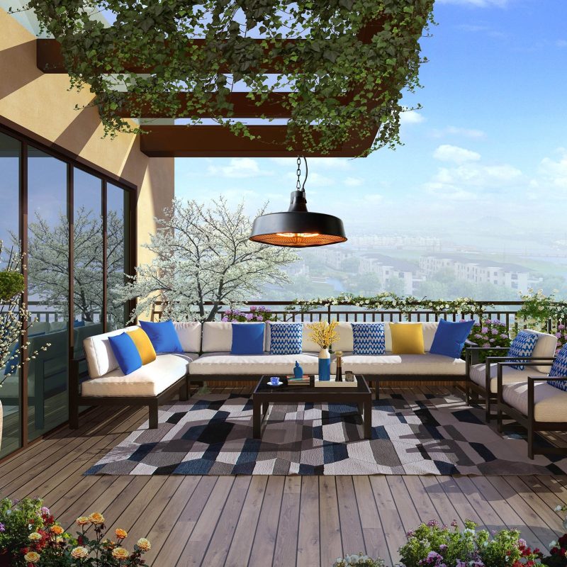 Outdoor Patio Heater Black Ceiling light - Image 6