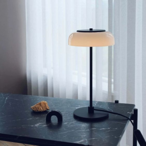 Blossi Table Lamp - Black + Opal White - Image 11
