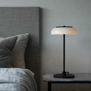 Blossi Table Lamp - Black + Opal White - Image 9