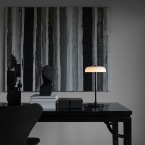 Blossi Table Lamp - Black + Opal White - Image 13