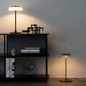Blossi Table Lamp - Black + Opal White - Image 8