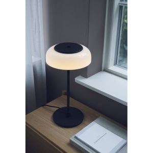 Blossi Table Lamp - Black + Opal White - Image 12