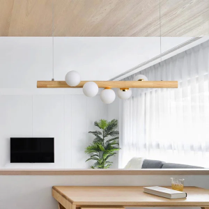 Linearc Modern Linear Island Light Glass Globe 5-Light - Image 4