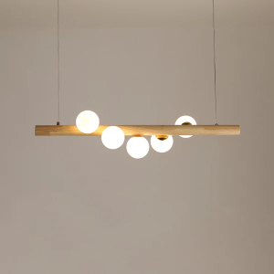 Linearc Modern Linear Island Light Glass Globe 5-Light - Image 3