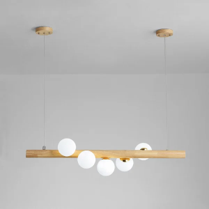 Linearc Modern Linear Island Light Glass Globe 5-Light - Image 2