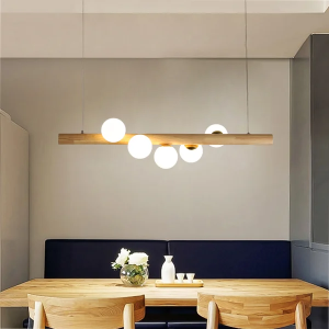 Linearc Modern Linear Island Light Glass Globe 5-Light - Image 7