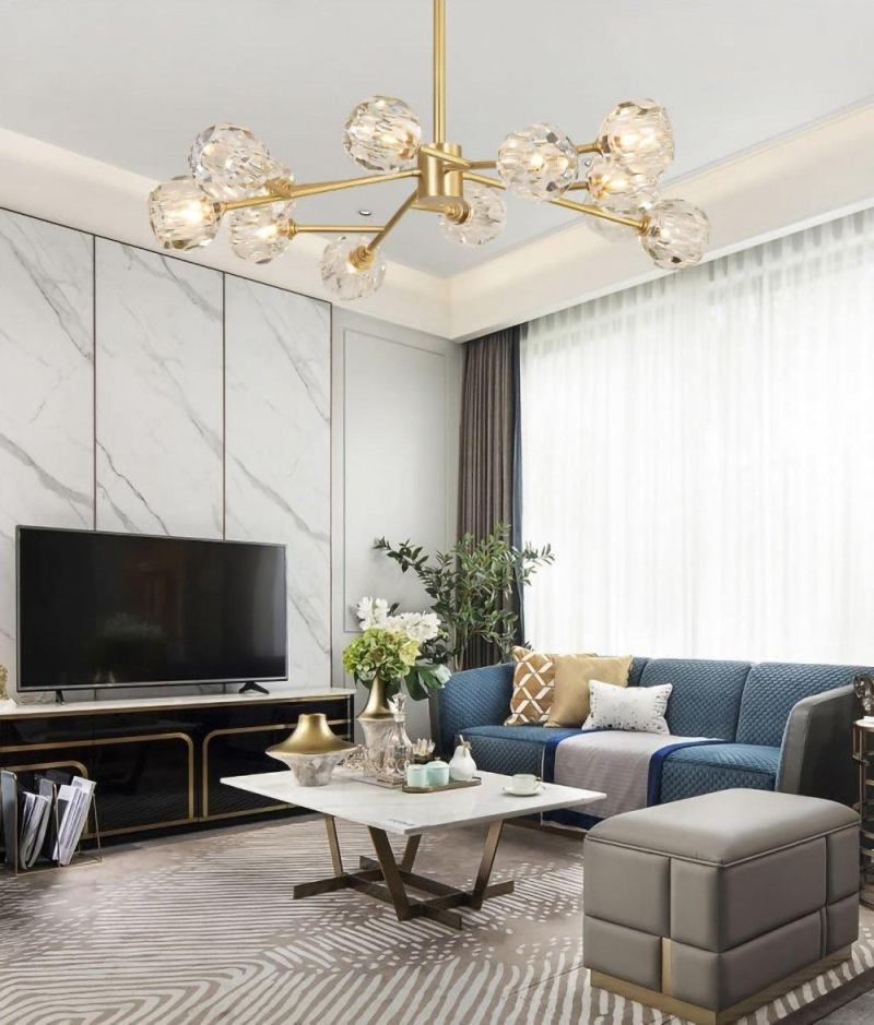 Globe Crystal Chandelier - Image 2