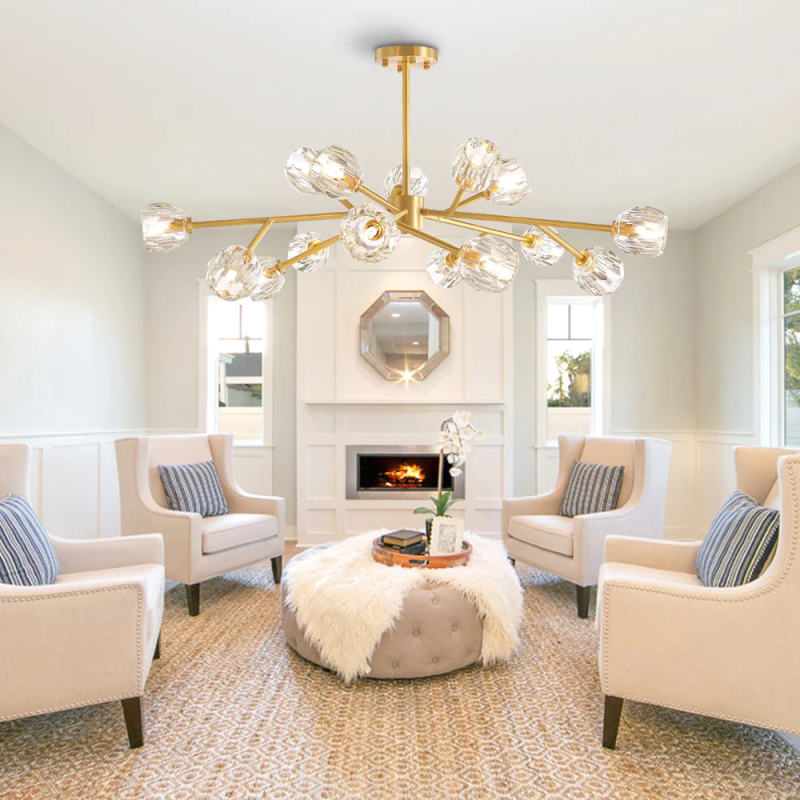 Globe Crystal Chandelier - Image 6