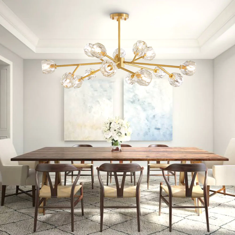 Globe Crystal Chandelier - Image 5