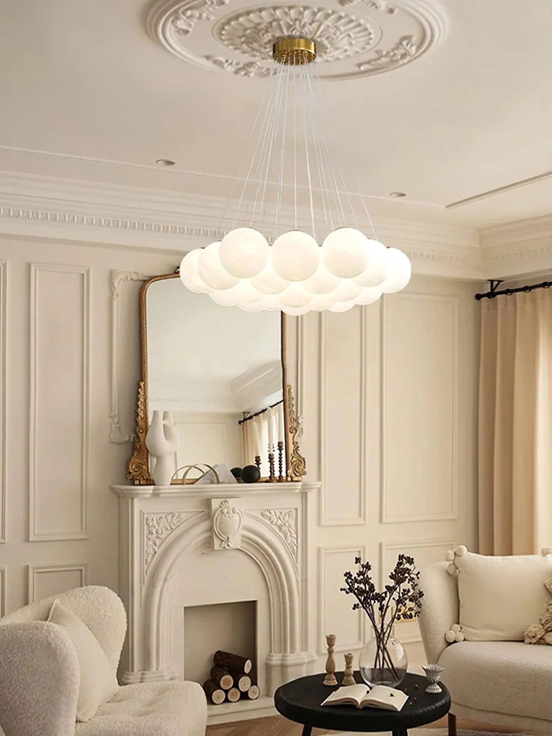 Glass Cluster Chandelier - Image 2