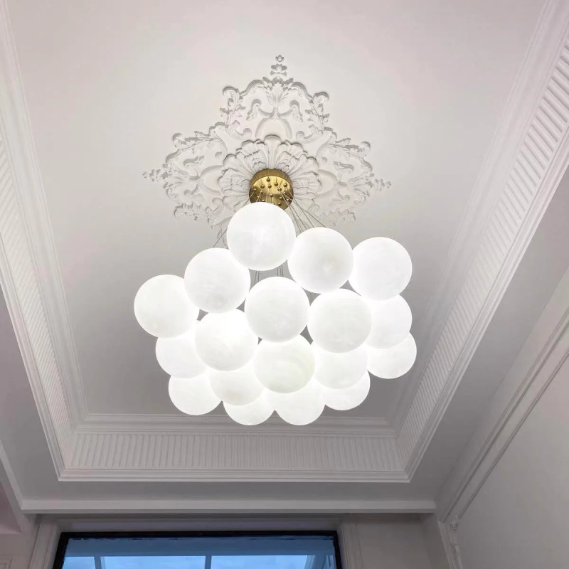 Glass Cluster Chandelier - Image 12