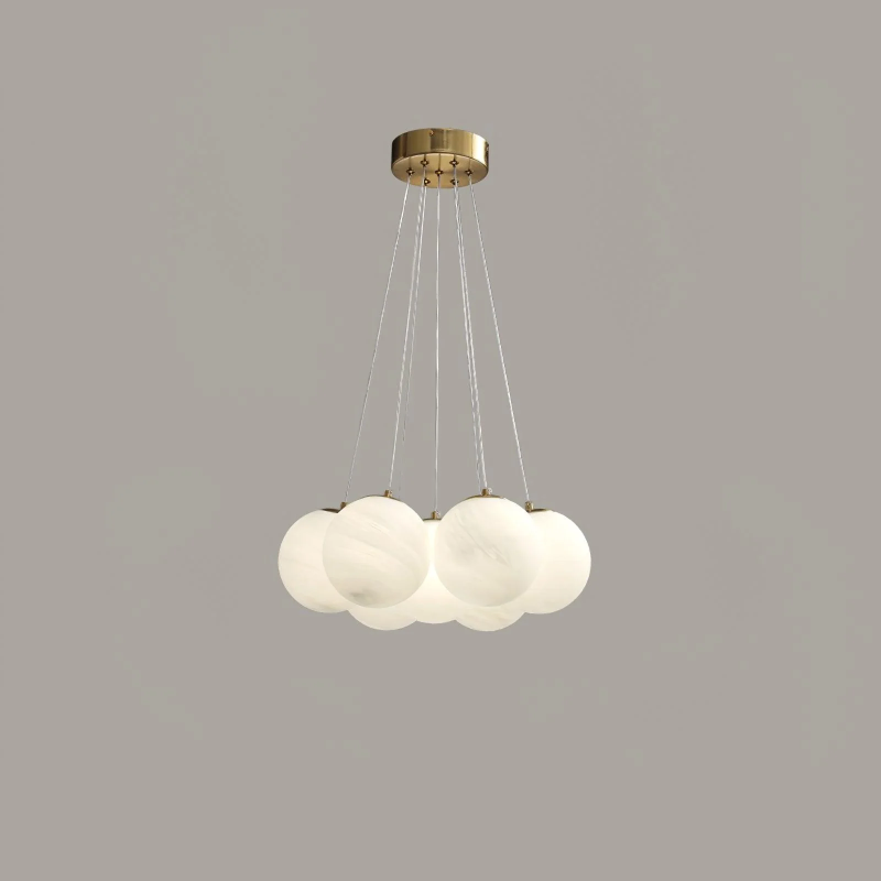 Glass Cluster Chandelier - Image 13