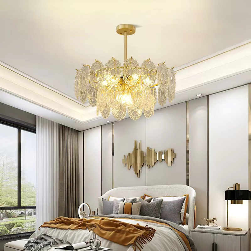 Wavy Glass Chandelier - Image 9