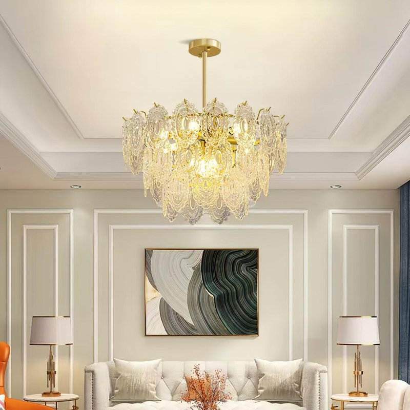Wavy Glass Chandelier - Image 10