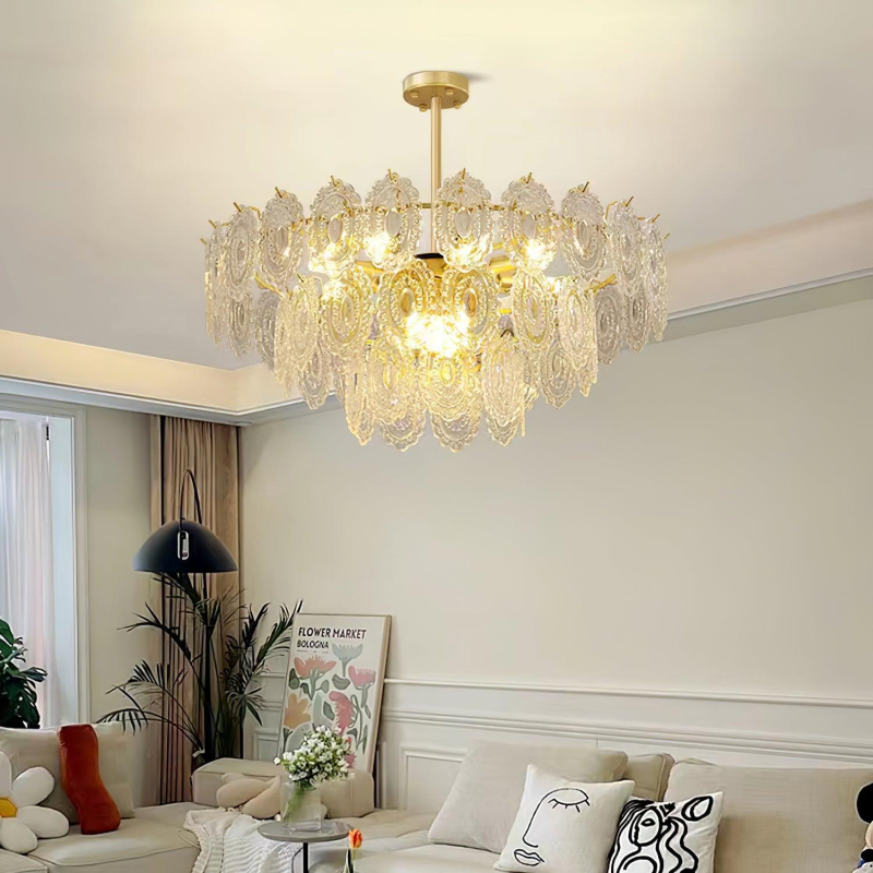 Wavy Glass Chandelier - Image 11