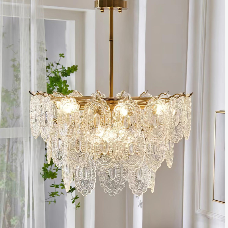 Wavy Glass Chandelier - Image 12