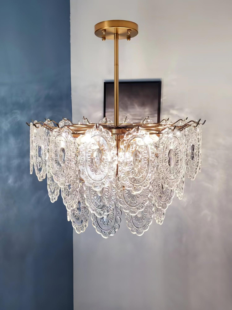Wavy Glass Chandelier - Image 2