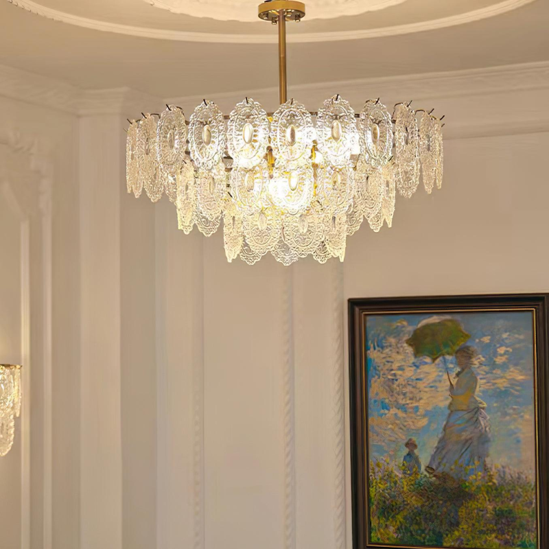 Wavy Glass Chandelier - Image 15