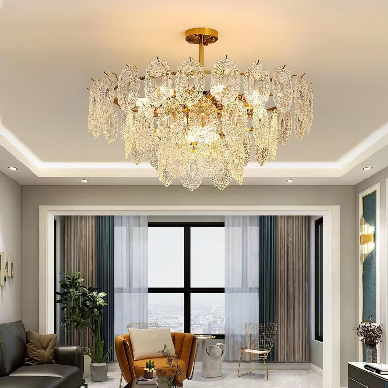 Wavy Glass Chandelier - Image 16