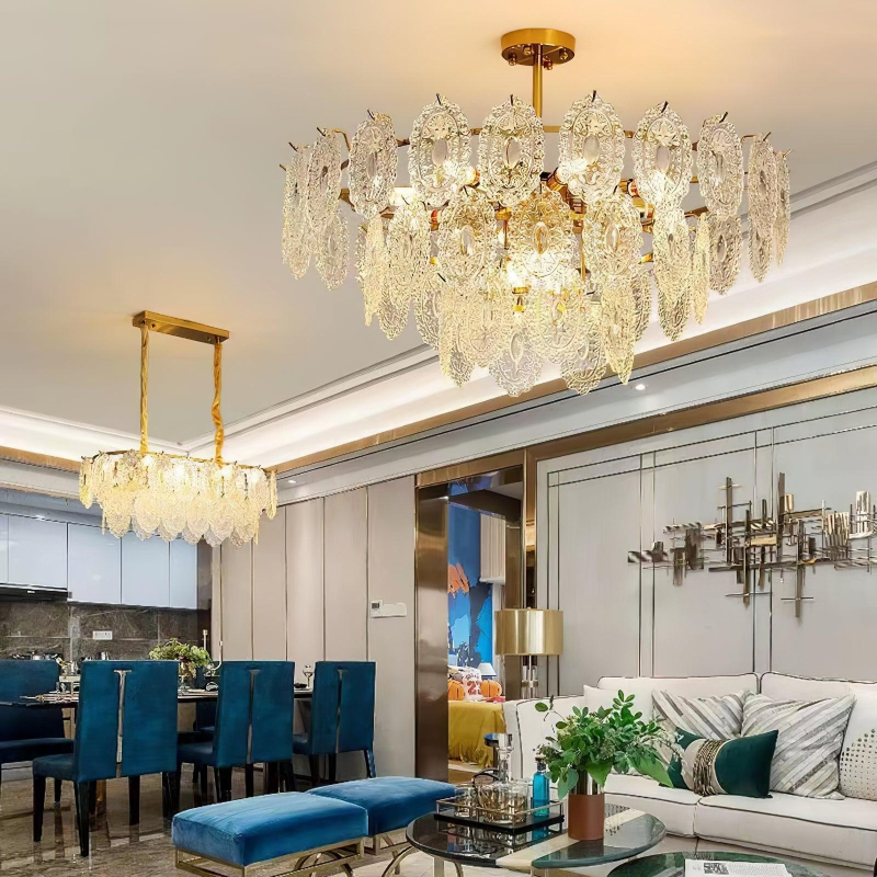 Wavy Glass Chandelier - Image 17