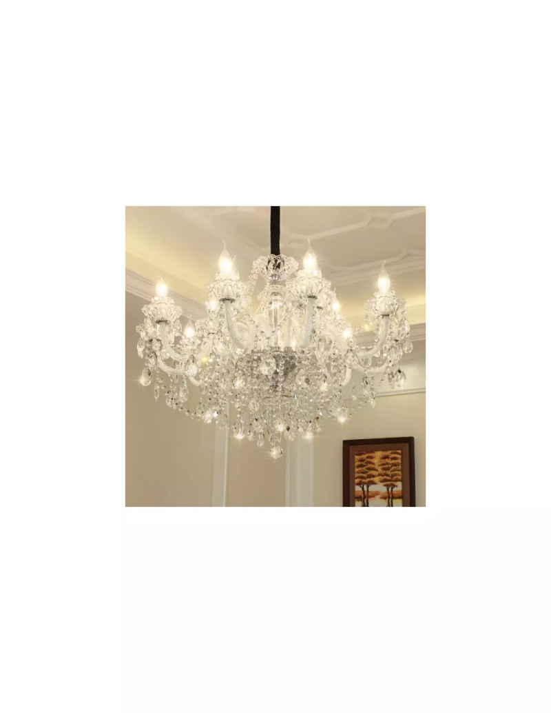 Candlestick Crystal Chandelier - Image 7