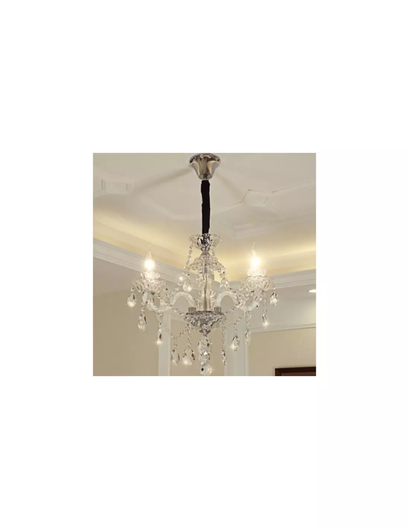 Candlestick Crystal Chandelier - Image 8