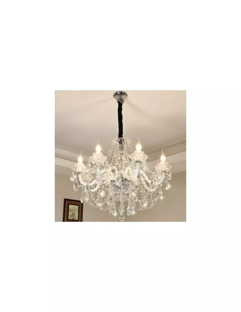 Candlestick Crystal Chandelier - Image 9