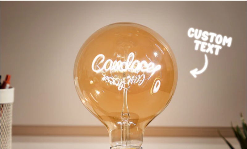 Custom Text Vintage Edison Led Lamp - Image 8