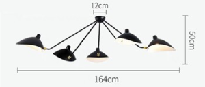 Serge Mouille Ceiling Lamp - Image 25