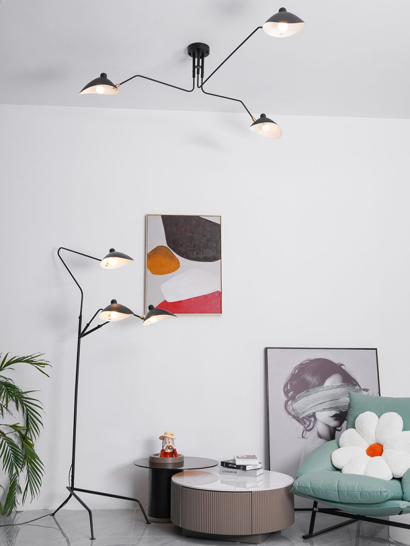 Serge Mouille Ceiling Lamp - Image 16