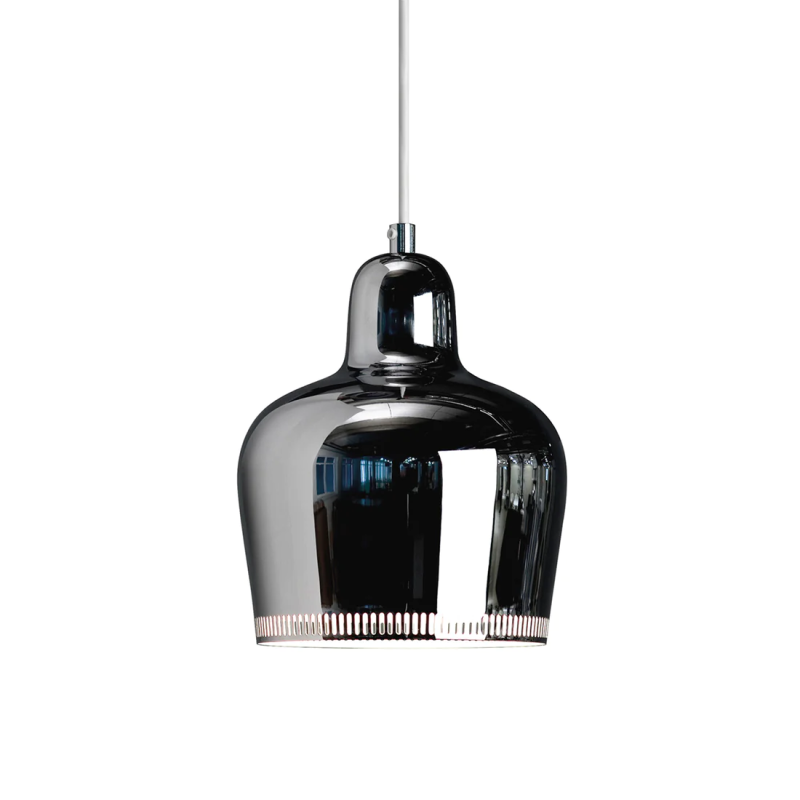 A330S Golden Bell Pendant Lamp by Alvar Aalto for Artek - Image 15
