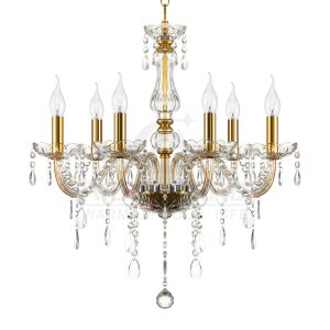 Crystal Chandelier 6 Lights K9 Crystal - Image 2