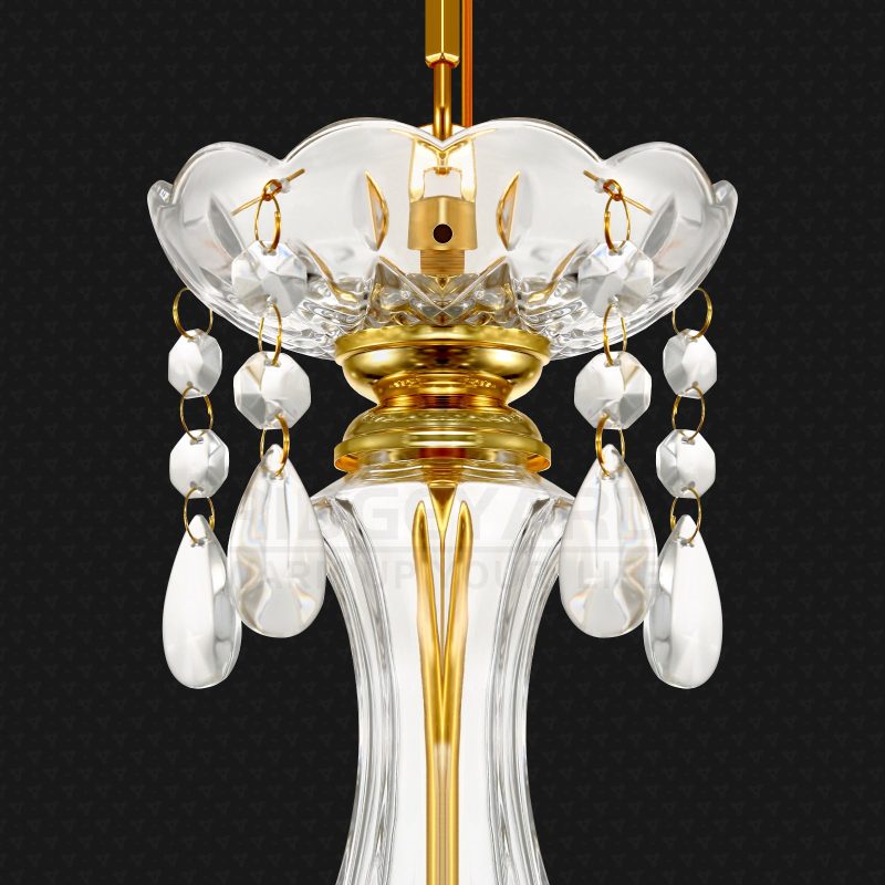 Crystal Chandelier 6 Lights K9 Crystal - Image 11