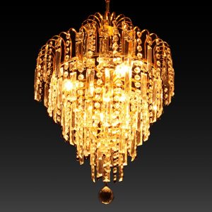K5 Gold  Crystal Ceiling Lamp 4 Lights - Image 6