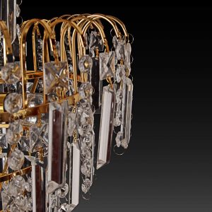 K5 Gold  Crystal Ceiling Lamp 4 Lights - Image 11