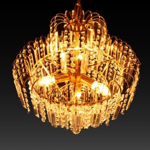 K5 Gold  Crystal Ceiling Lamp 4 Lights - Image 7