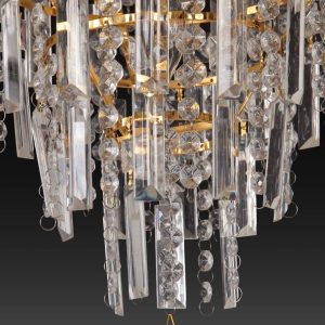 K5 Gold  Crystal Ceiling Lamp 4 Lights - Image 10