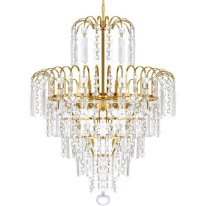 K5 Gold  Crystal Ceiling Lamp 4 Lights - Image 2