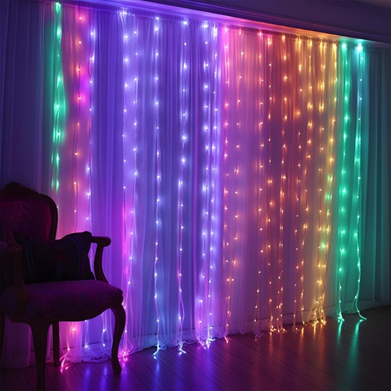 Dynamic DIY Christmas Lights String Lights for Bedroom Wall Backdrop - Image 6