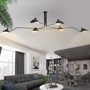 Serge Mouille Ceiling Lamp - Image 8
