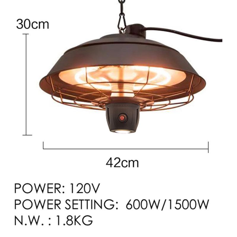 Outdoor Patio Heater Black Ceiling light - Image 9
